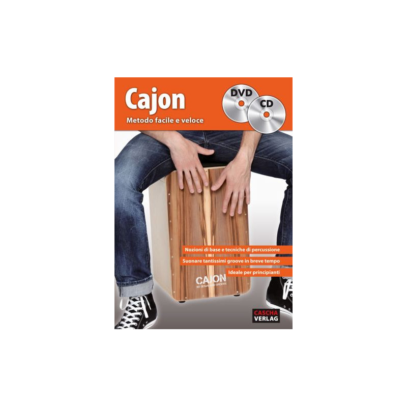 CASCHA HH1704 METODO FACILE E VELOCE X CAJON - CD+DVD