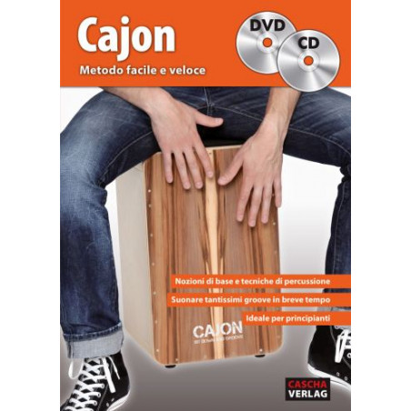 CASCHA HH1704 METODO FACILE E VELOCE X CAJON - CD+DVD
