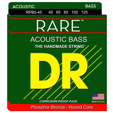 DR RPB5-45 RARE 45/125 PHOSPHOR BRONZE BASS