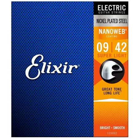 ELIXIR 12002 NANOWEB 9/42 SUPER LIGHT ELECTRIC