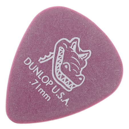 DUNLOP 417R PLETTRO GATOR GRIP STD 0,71MM PURPLE