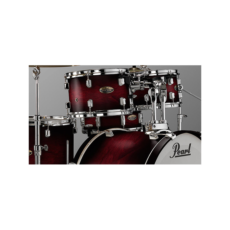 PEARL DECADE "Additional Pack" TOM 8 + Timpano 14 colore DEEP RED BURST 261