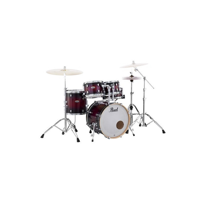 PEARL DECADE MAPLE 5pz completa di meccaniche colore GLOSS DEEP RED BURST