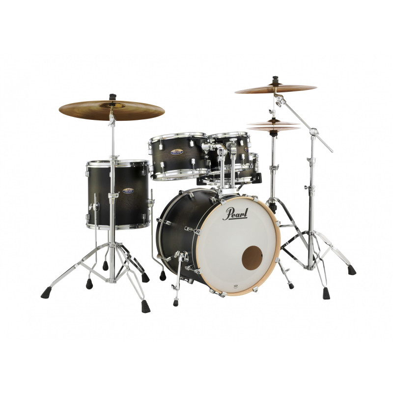 PEARL DECADE MAPLE 5pz completa di meccaniche colore SATIN BLACK BURST 262