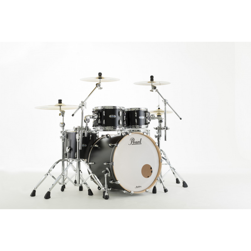 PEARL MASTER MAPLE COMPLETE -MCT- 4pz. solo fusti colore MATTE CAVIAR BLACK 339