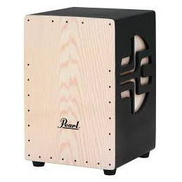 3-D Cajon - CNC Cut Tree Graphic W/Colored Wood Insert On 2 Sides, Asiatic Wood