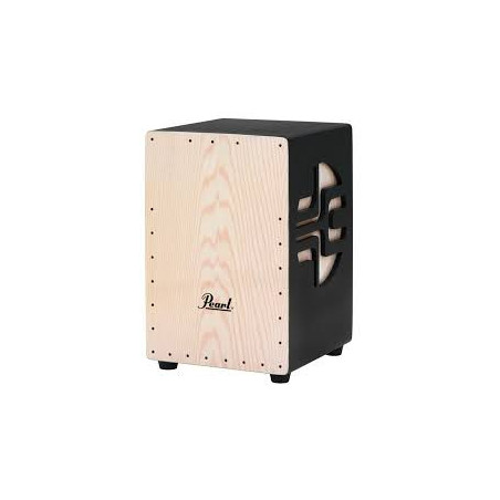 3-D Cajon - CNC Cut Tree Graphic W/Colored Wood Insert On 2 Sides, Asiatic Wood