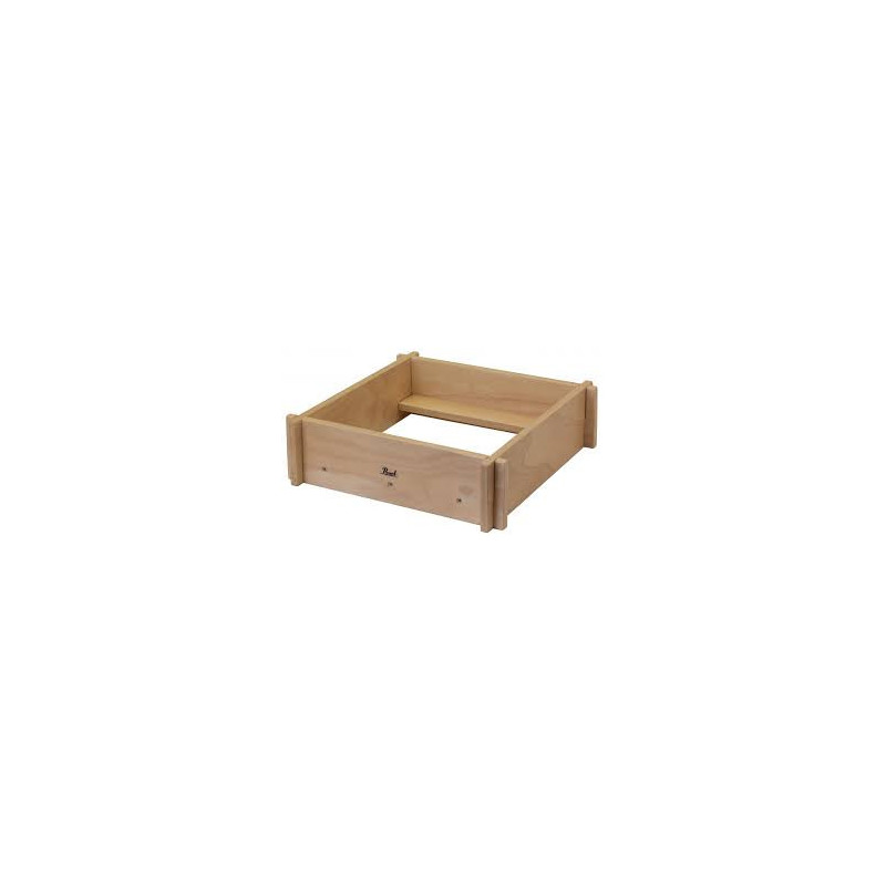 3 Way Cajon Riser lifts 1" or 2 Â¾" or angled option, bag included natural finish