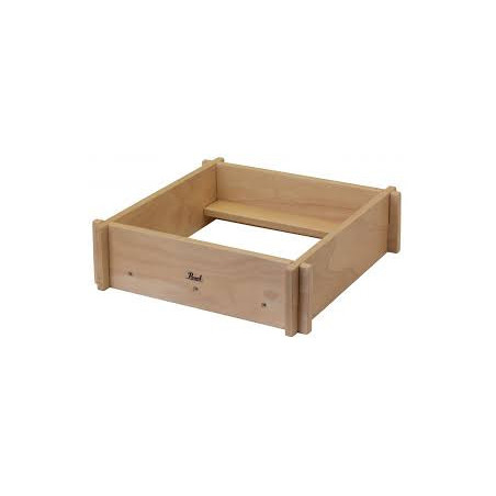 3 Way Cajon Riser lifts 1" or 2 ¾" or angled option, bag included natural finish