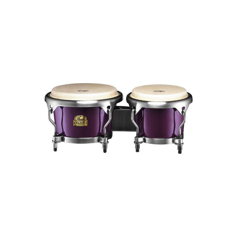 Elite Fiberglass Bongo, 7" + 9", Burgundy Marble