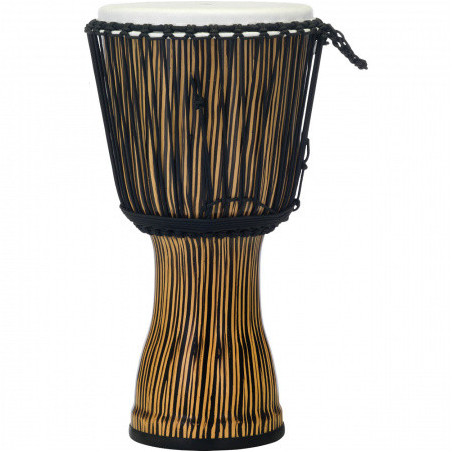 10" Rope Tuned Djembe, Seamless Synthetic Shell, Fiber style head