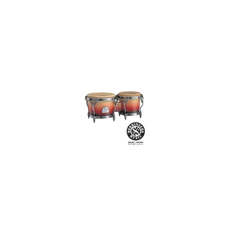 Elite Oak Traditional Bongos (7/8.5") Crimson Sunrise