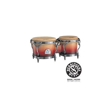 Elite Oak Traditional Bongos (7/8.5") Crimson Sunrise