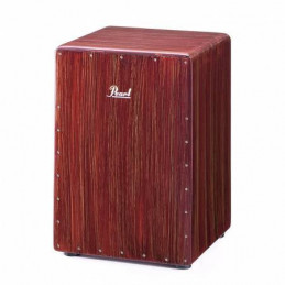 BOOM BOX Fiberglass Cajon with Ported Chamber for Super-Low Bass, 633 Artisan Red Mahogany, 30,5x30,5x48cm