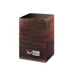 BOOM BOX Fiberglass Cajon with Ported Chamber for Super-Low Bass, 643 Burgundy Mix, 30,5x30,5x48cm
