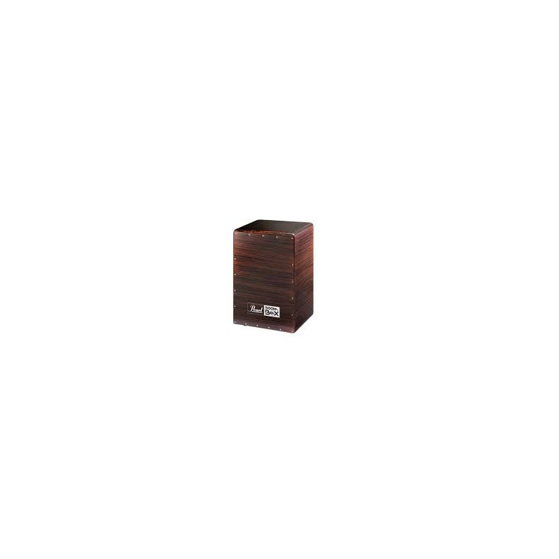 BOOM BOX Fiberglass Cajon with Ported Chamber for Super-Low Bass, 643 Burgundy Mix, 30,5x30,5x48cm
