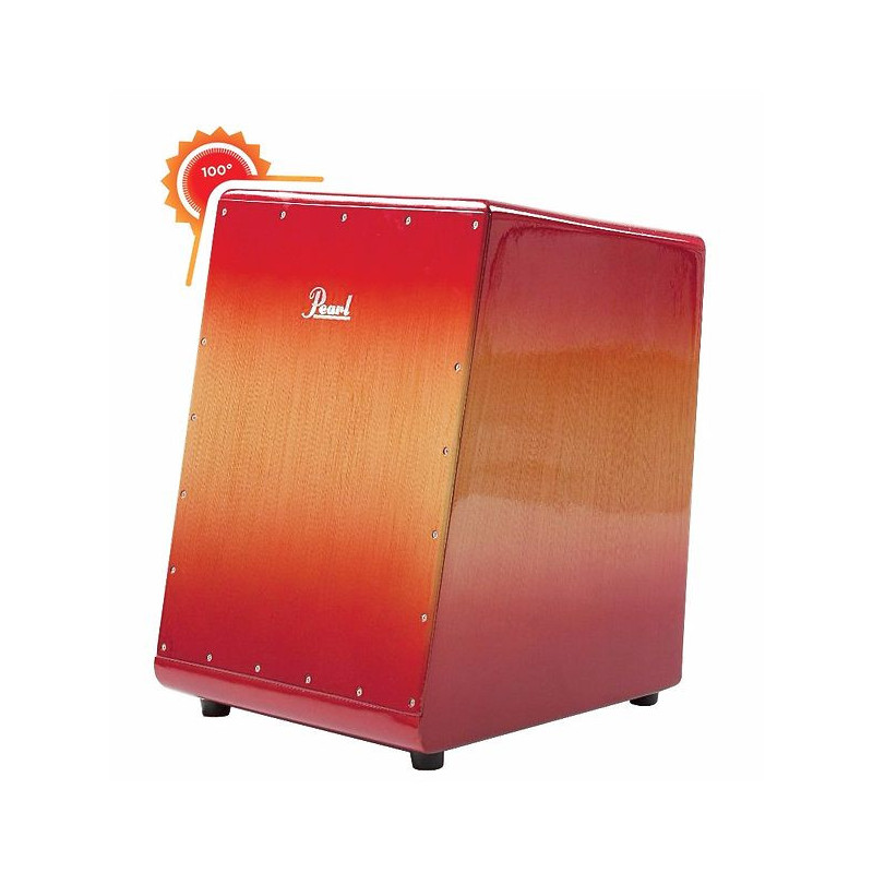 Centigrade Cajon w/100 degrees of Tilt 650 Mango Cherry Burst