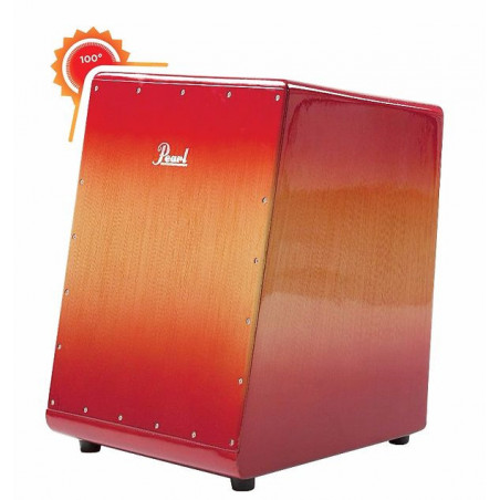 Centigrade Cajon w/100 degrees of Tilt 650 Mango Cherry Burst