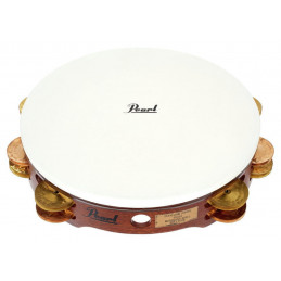 CONCERT TAMBOURINE, COPPER & BRASS JINGLES, W/BAG