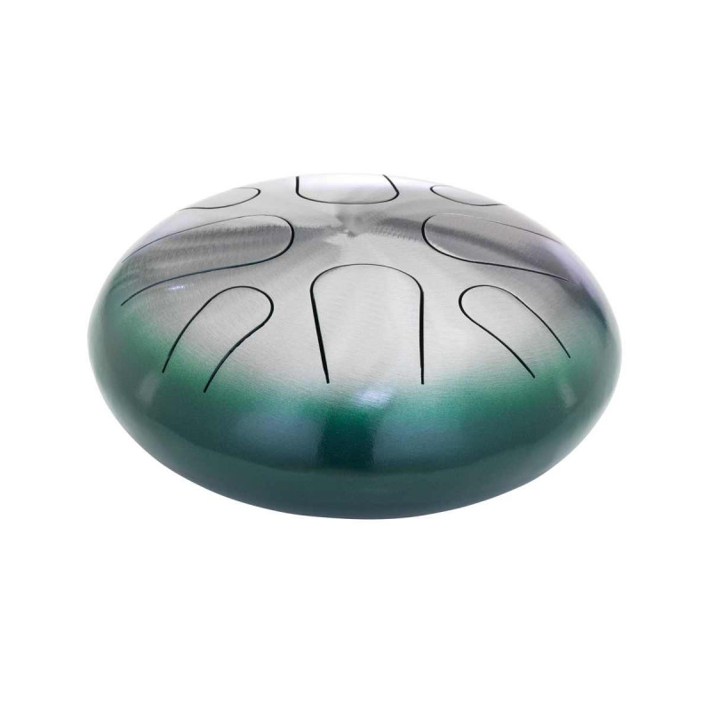 METAL SPIRIT TONGUE DRUM A MINOR, col.689 NATURAL GREEN FADE