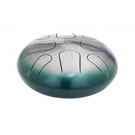 METAL SPIRIT TONGUE DRUM A MINOR, col.689 NATURAL GREEN FADE