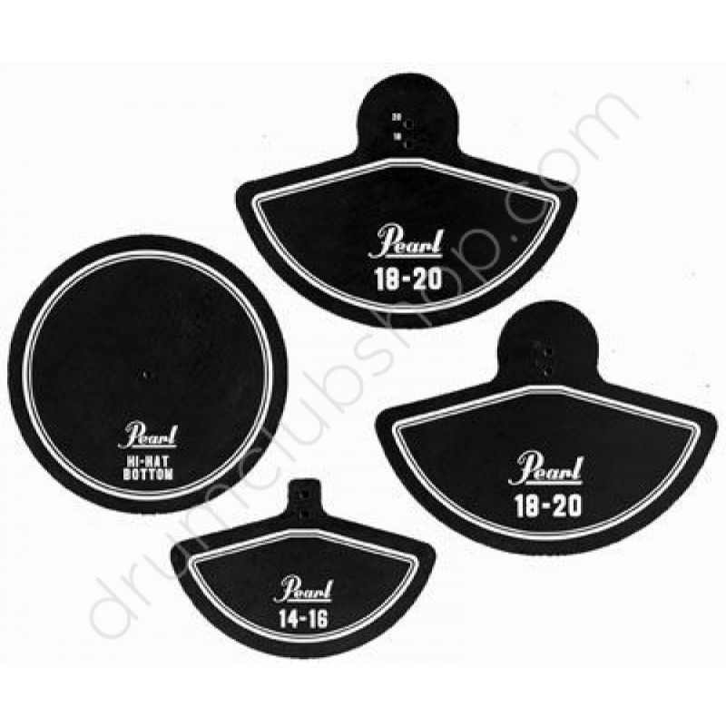 Rubber Cymbal Pad Set, 18C (x 2), 14C, 14B