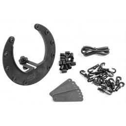 Kelly SHU Install Pack Incl. 3 ft. Rubber Support Cord, 16 Hook Sets, 8 Installation Leathers
