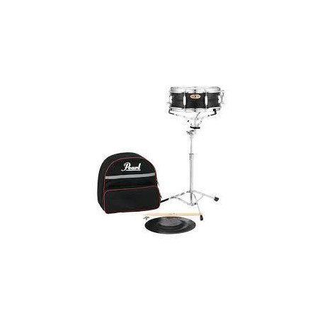 Snare Kit, w/New SKBC-9 Nylon Backpack-Style Carrying Case w/Wheels, 14"x5" Steel Snare Drum, Heavy Duty Basket-Style Snare Sta