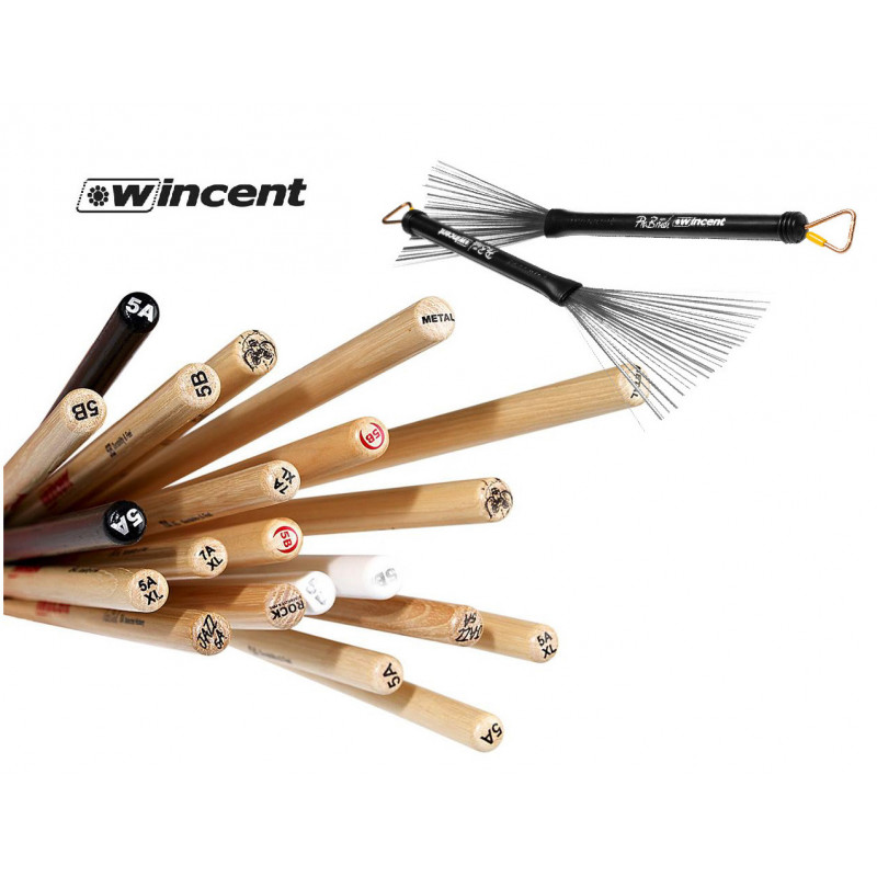 WINCENT bacchette 5B punta legno