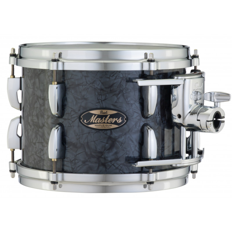 Pearl Masters Maple Gum 10 X 7 TOM TOM Black Diamond Pearl