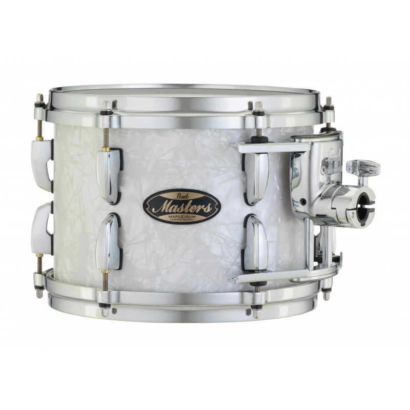 Pearl Masters Maple Gum 12 X 8 TOM TOM Matte White Marine Pearl