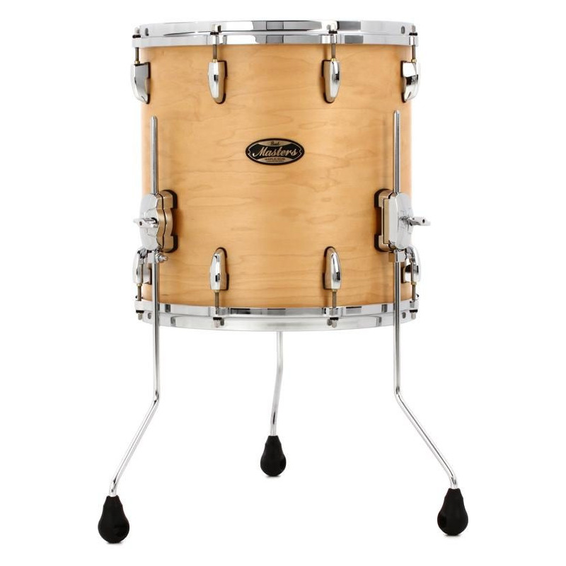 Pearl Masters Maple Gum 14 X 14 FLOOR TOM Hand Rubbed Natural Maple