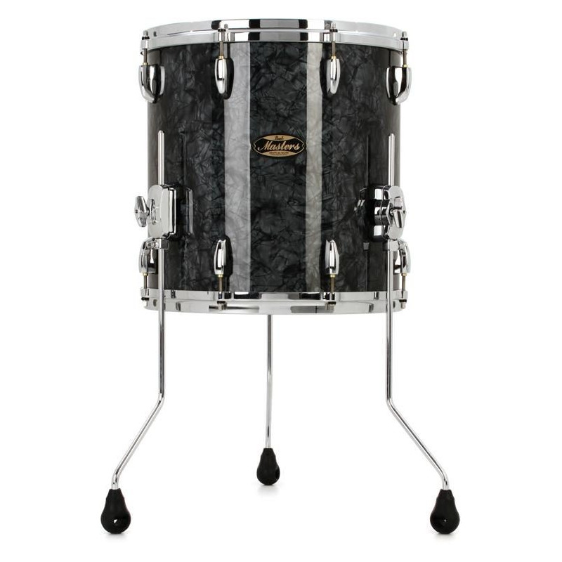 Pearl Masters Maple Gum 16 X 16 FLOOR TOM Black Diamond Pearl