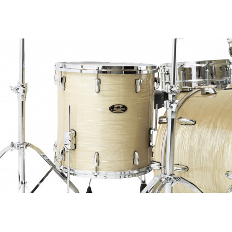 Pearl Masters Maple Gum 16 X 16 FLOOR TOM Platinum Gold Oyster