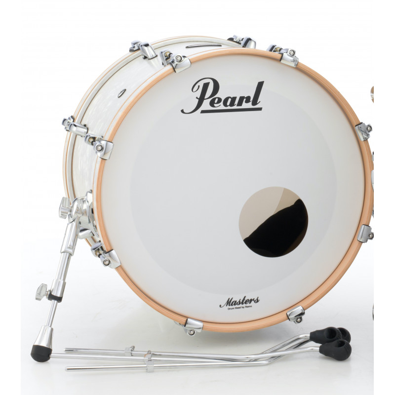 Pearl Masters Maple Gum 20 X 14 BASS DRUM Matte White Marine Pearl