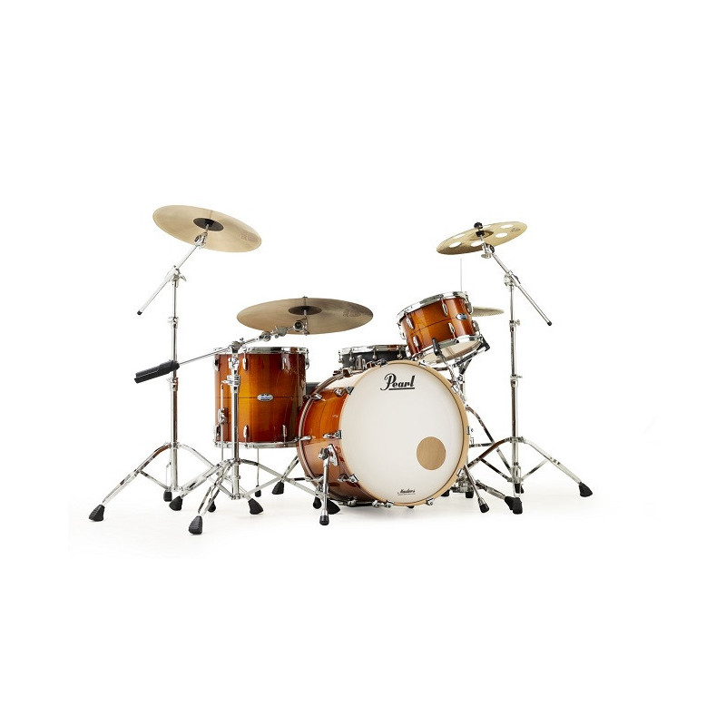 PEARL MASTER MAPLE COMPLETE -MCT- 3pz solo fusti ALMOND RED STRIPE 840