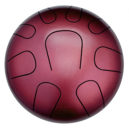 PEARL METAL SPIRIT TONGUE DRUM NATURAL CRIMSON FADE