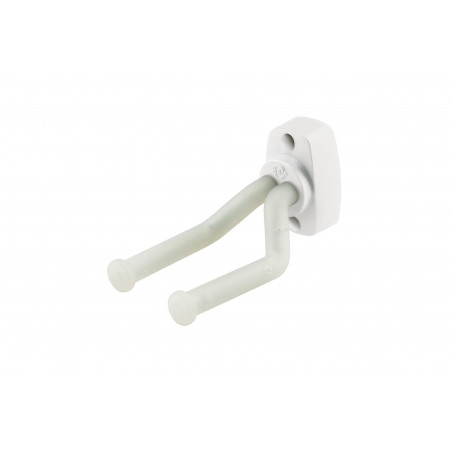 K&M 16280-014-00 GUITAR WALL MOUNT - WHITE