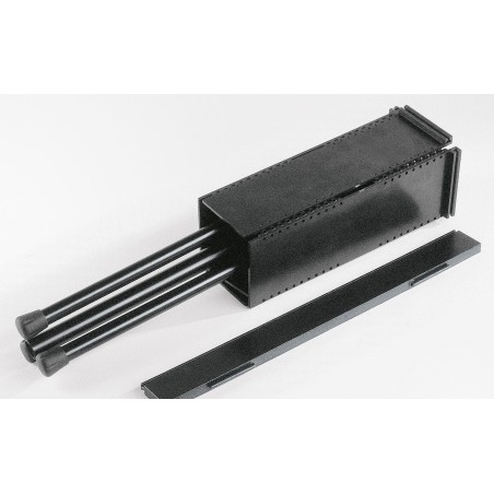 KONIG&MEYER 12125 LEGGIO IN PLASTICA PIEGHEVOLE, BLACK