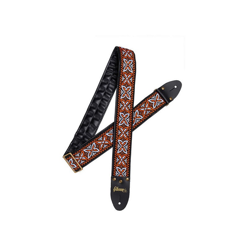 GIBSON ASVS-ORL "THE ORANGE LILY" - GUITAR STRAP