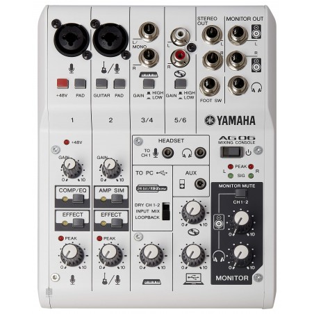 YAMAHA AG06 MIXER-SCHEDA AUDIO USB