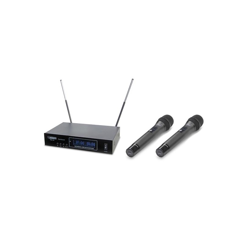 AUDIODESIGN PMU30 SISTEMA WIRELESS 2 RADIOMICROFONI A MANO