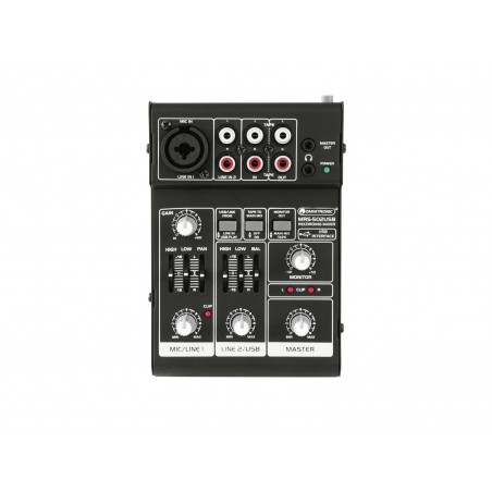 OMNITRONIC MRS-502USB RECORDING MIXER - INTERFACCIA USB