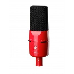 Microfono a condensatore ‘’Entry Level’’ per voce e strumenti rosso/nero