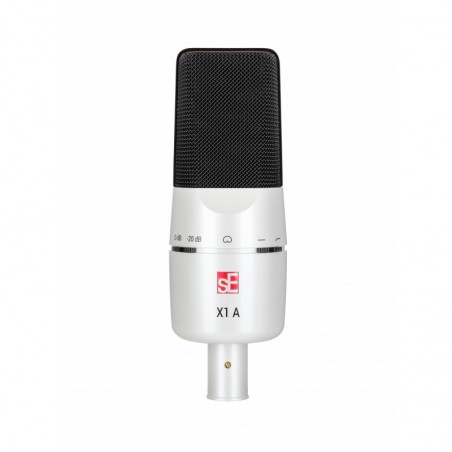Microfono a condensatore ‘’Entry Level’’ per voce e strumenti bianco/nero