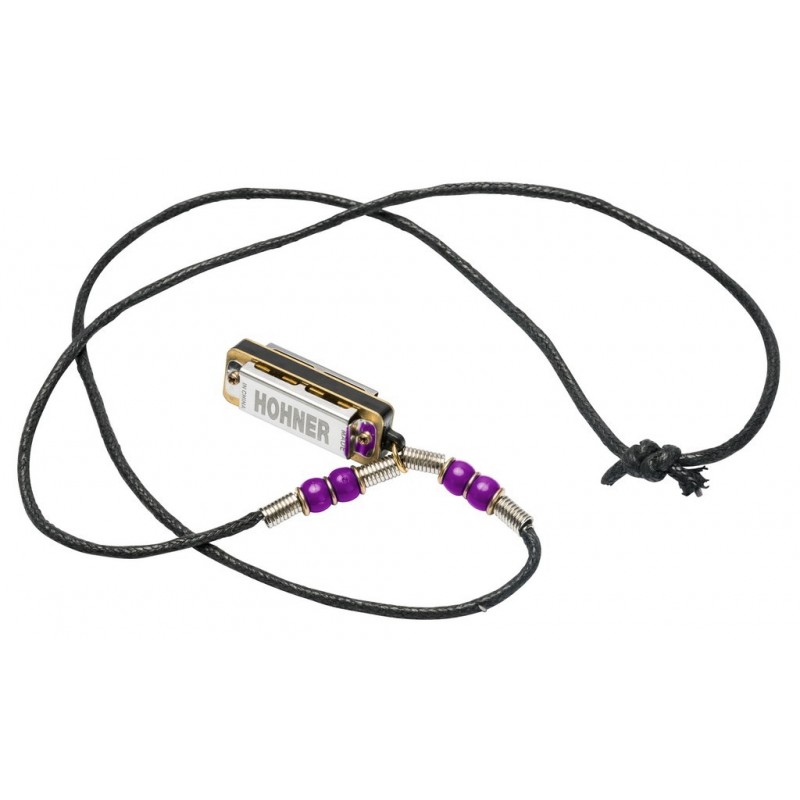 MINI HARP NECKLACE PURPLE