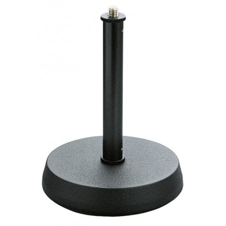 K&M  Base nera per microfono da tavolo