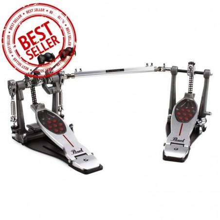 PEARL Doppio pedale mancino Eliminator red line a catena