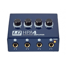 LD SYSTEMS HPA4 AMPLIFICATORE CUFFIE 4 CANALI