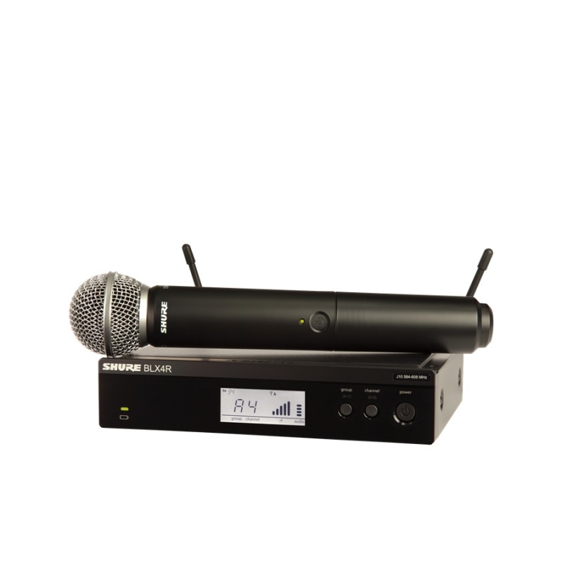 BLX24RE-SM58 Sistema wireless BLX4RE, BLX2/SM58, WA371. (M17)